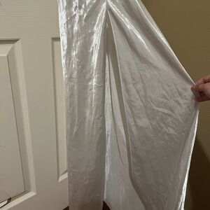 Stunning white lace slip dress